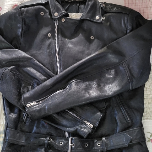 Open Road Leather Motorcycle Jacket - Picture 2 of 9